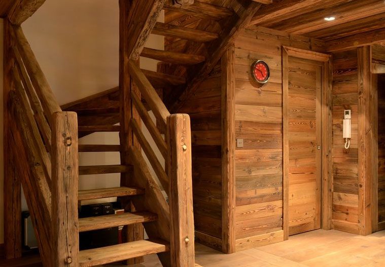 Modern chalet interior design cosy neve design Chalet Blanc inspiration