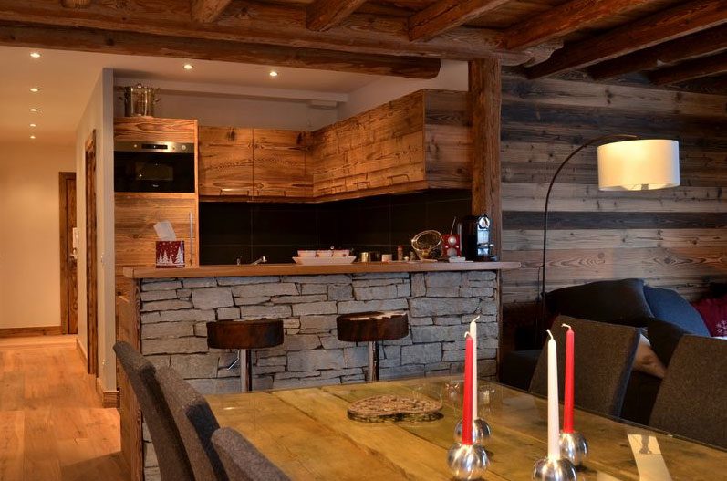 Modern chalet interior design cosy neve design Chalet Blanc inspiration