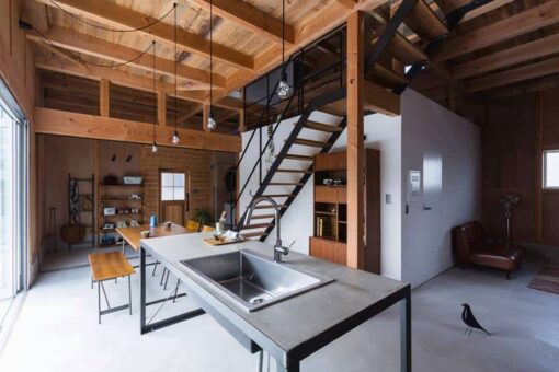 intérieur moderne et bois