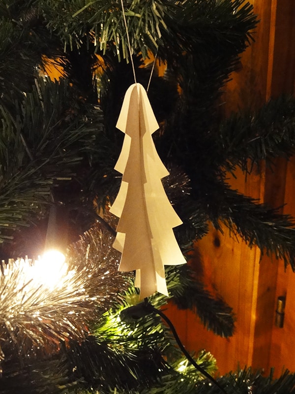 White paper Christmas Tree