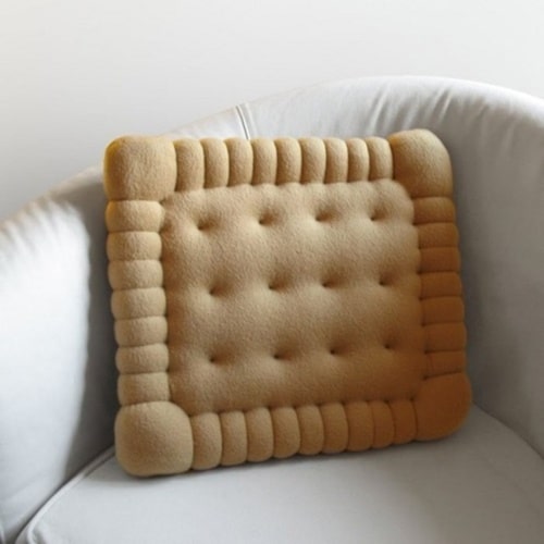 cosy biscuit pillow