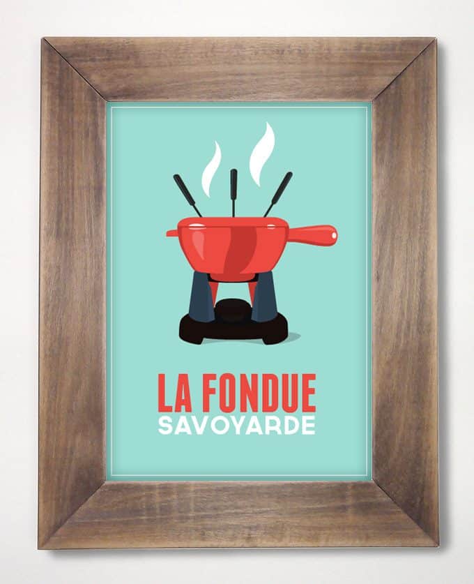 vintage fondue chalet