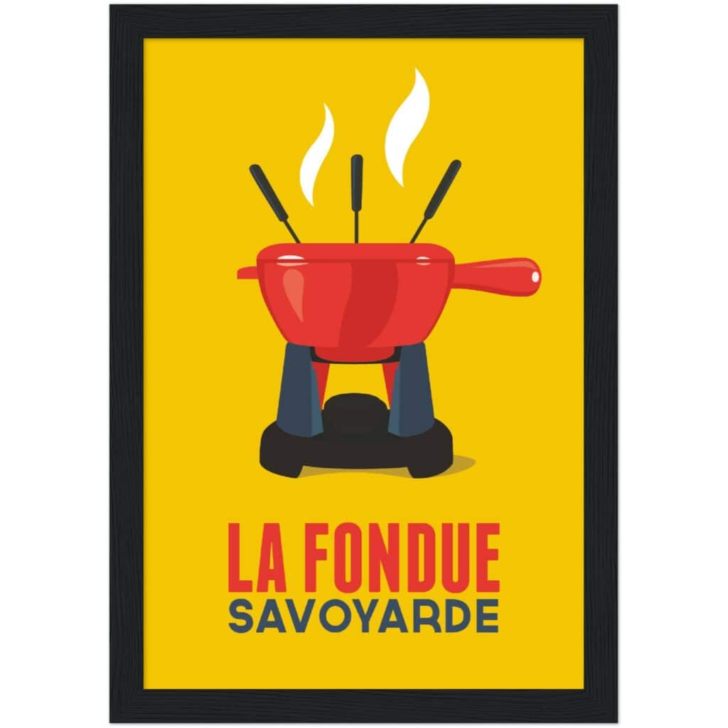 Poster cheese fondue