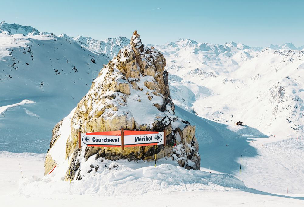 courchevel MÉRIBEL ski poster