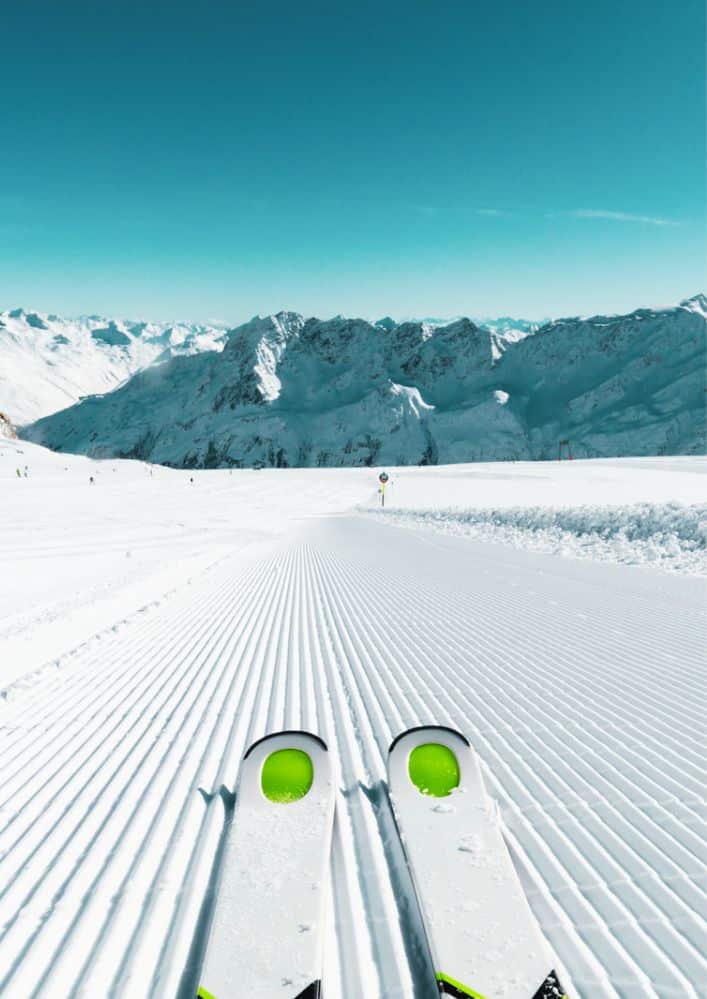ski luxe groomed slopes