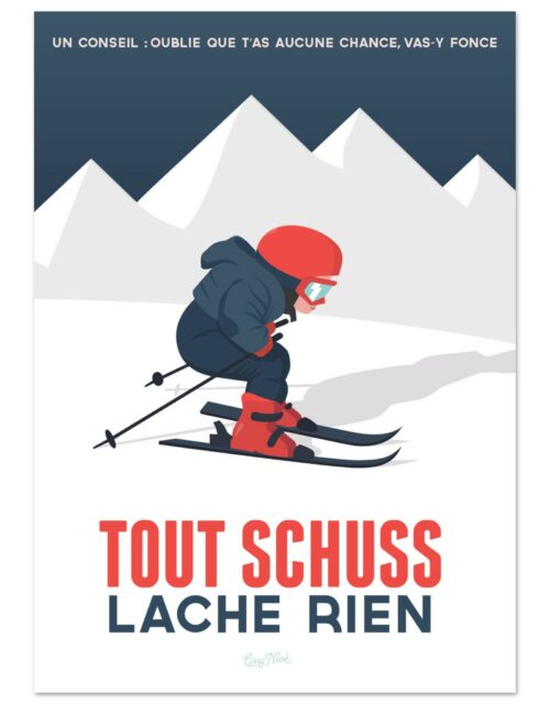 tout schuss ski fast kids