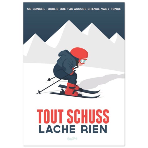 tout schuss ski fast kids