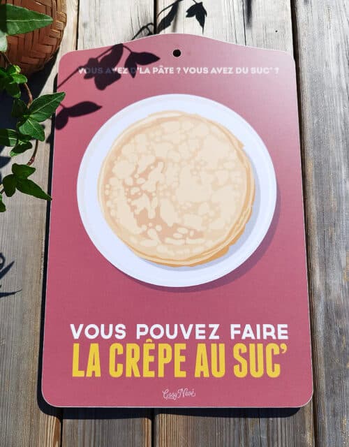 Planche à découper Crepe au suc