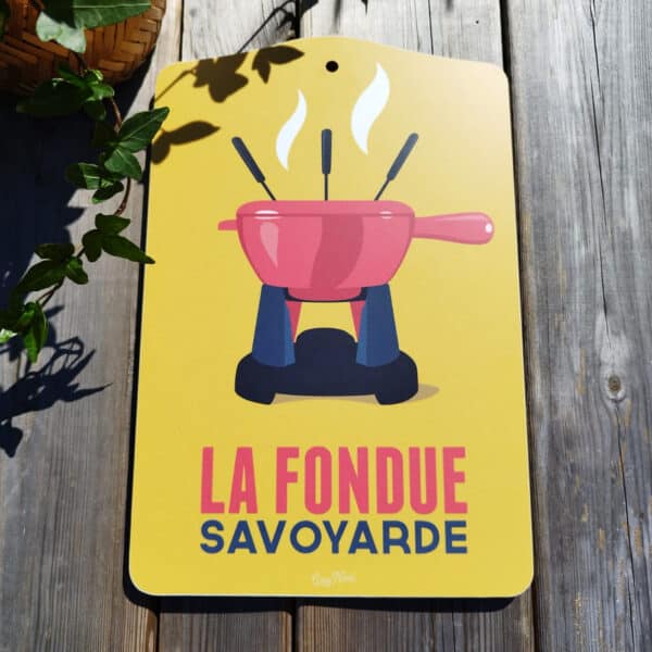 Cutting board La fondue Jaune