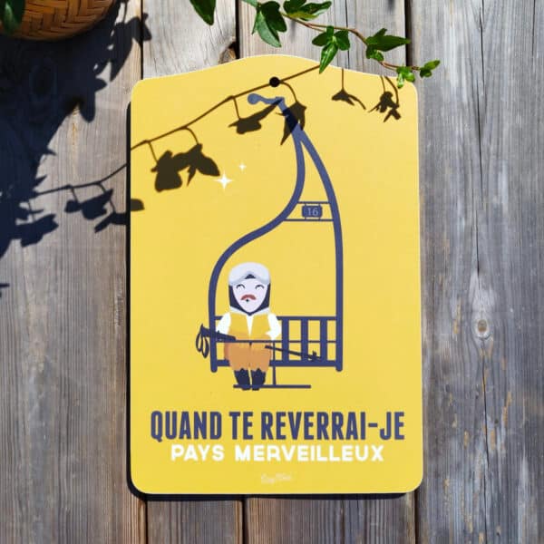 Cutting board qd-te-reverrai-je-jaune